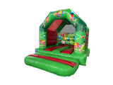 Structure A de fête verte et rouge 4x3m