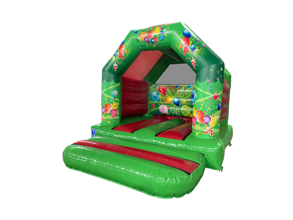 Structure A de fête verte et rouge 4x3m