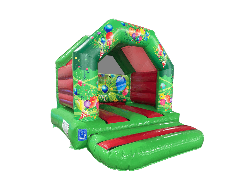 Structure A de fête verte et rouge 4x3m