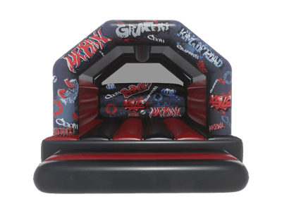 15x12ft Black & Red Graffiti A Frame
