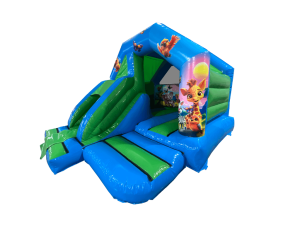15x12ft Jungle Front Slide Combi