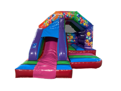 Combinado Escorrega Frontal Party Multicolorido 5x4m
