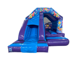 5x4m Purple & Blue Party Front Slide Combi