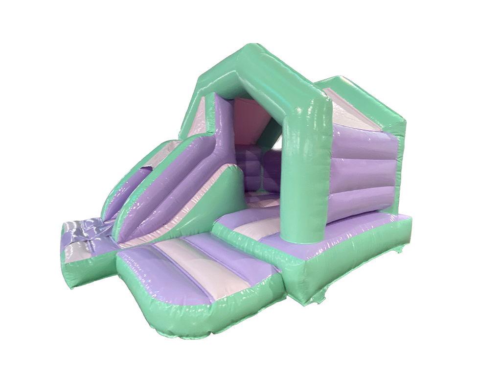5x4m Pastel Voorste Glijbaan Combi