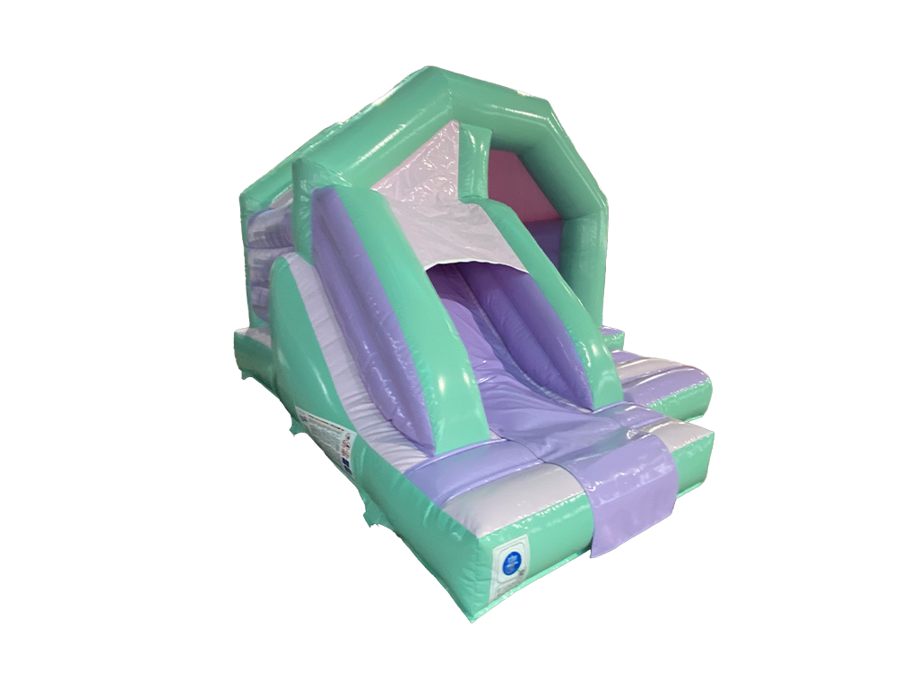 5x4m Pastel Voorste Glijbaan Combi