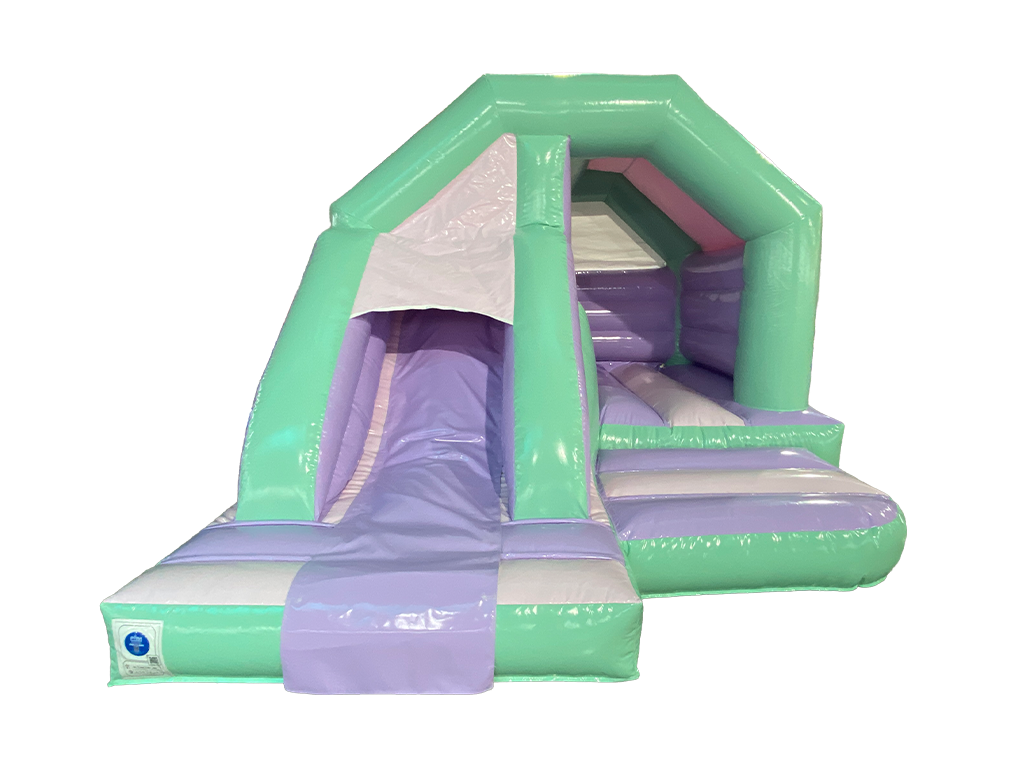 5x4m Pastel Voorste Glijbaan Combi