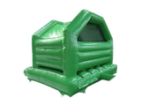 Combinado de tobogán frontal de fiesta verde 5x4 m