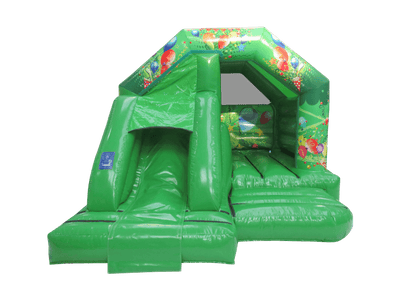 Combinado Escorrega Frontal Party Verde 5x4m