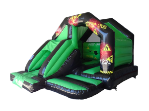 15x12ft Green Toxic Front Slide Combi
