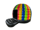 Multicoloured Glitter Mini Disco Dome - Disco Ready