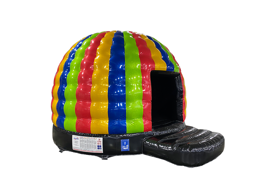 Multicoloured Glitter Mini Disco Dome - Disco Ready