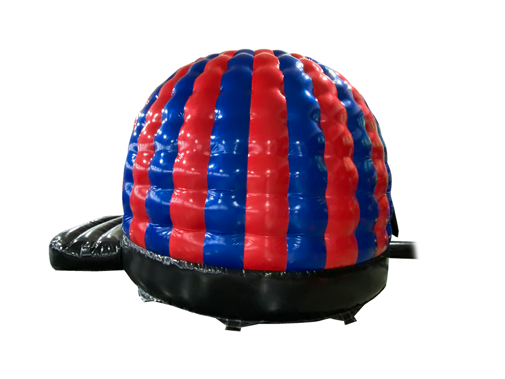 Dôme disco mini pailleté rouge et bleu - Prêt pour la disco