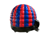 Dôme disco mini pailleté rouge et bleu - Prêt pour la disco