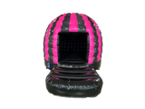 Dôme disco mini pailleté fuchsia et noir - Prêt pour la disco