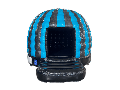 Black & Blue Glitter Mini Disco Dome - Disco Ready