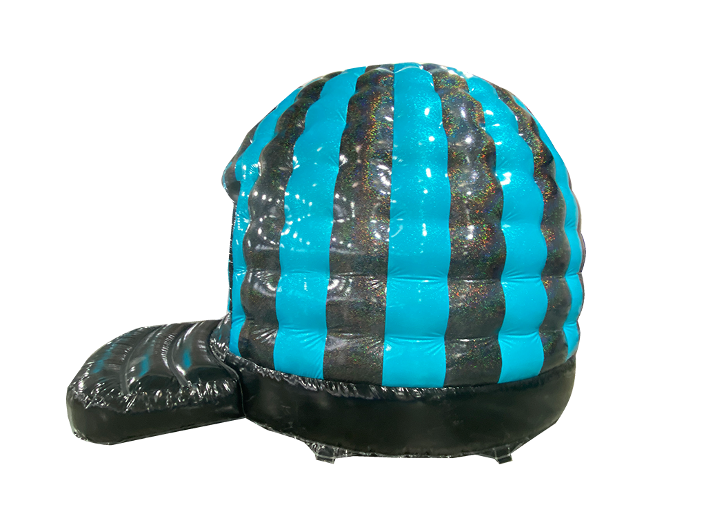 Black & Blue Glitter Mini Disco Dome - Disco Ready