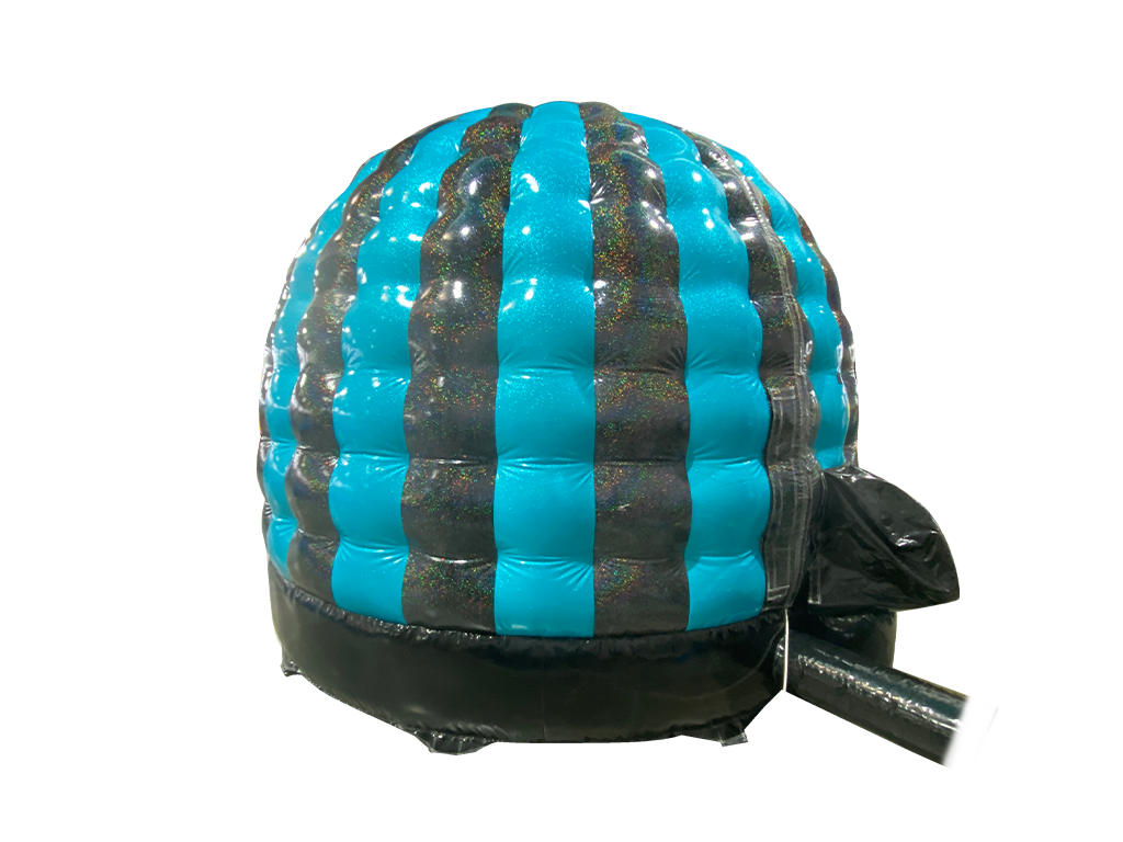Black & Blue Glitter Mini Disco Dome - Disco Ready