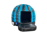 Black & Blue Glitter Mini Disco Dome - Disco Ready