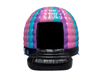 Purple, Ice Blue, Pink & Fuchsia Glitter Mini Disco Dome - Disco Ready