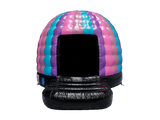 Paarse, IJsblauwe, Roze & Fuchsia Glitter Mini Disco Koepel - Disco Klaar