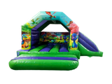 6m x 4m Dinosaur Side Slide Combi