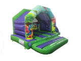 6m x 4m Dinosaur Side Slide Combi