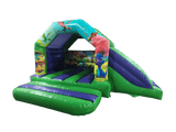 6m x 4m Dinosaur Side Slide Combi