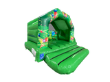 6x4m Groene Feest Glijbaan Combi