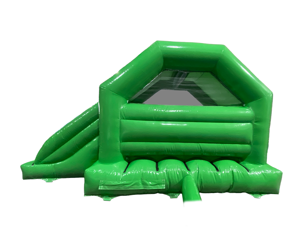 6x4m Groene Feest Glijbaan Combi