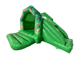 6x4m Groene Feest Glijbaan Combi