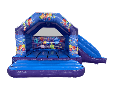 18x13ft Purple & Blue Party Side Slide Combi