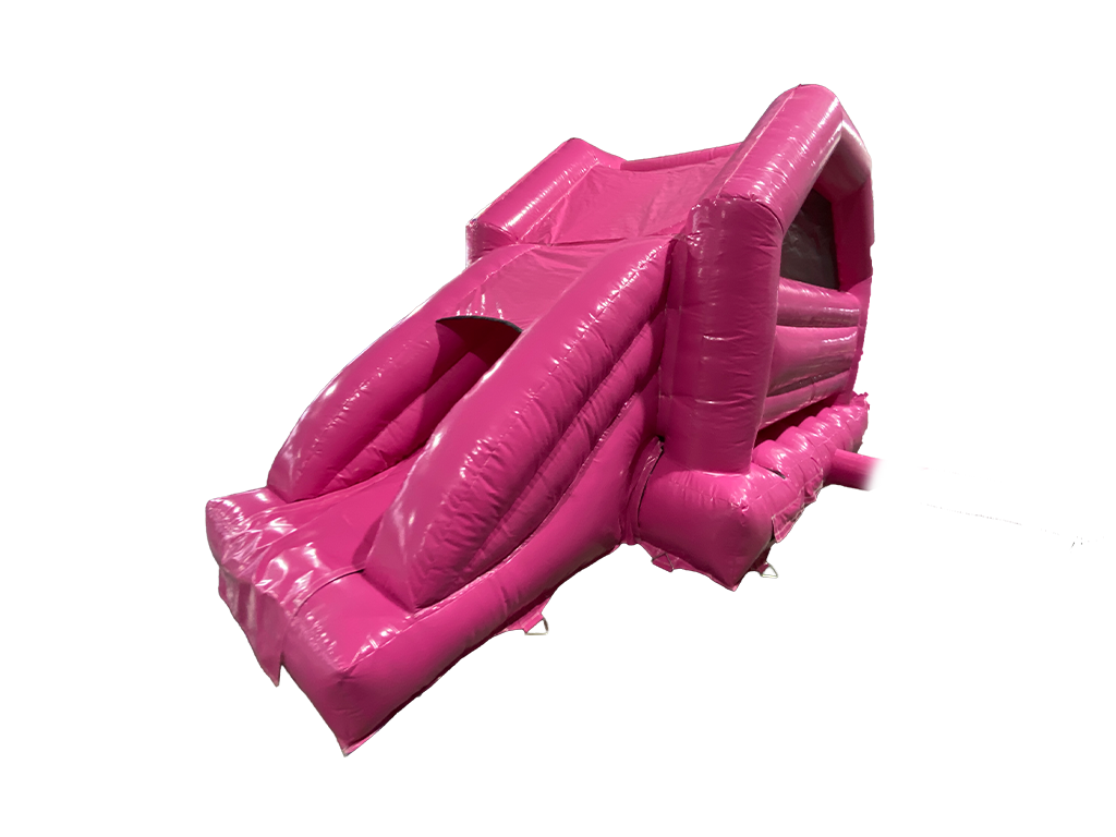 6m x 4m Combi Toboggan Latéral Princesse