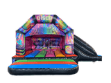 4x5.5m Multicoloured Disco Side Slide Combi - Disco Ready