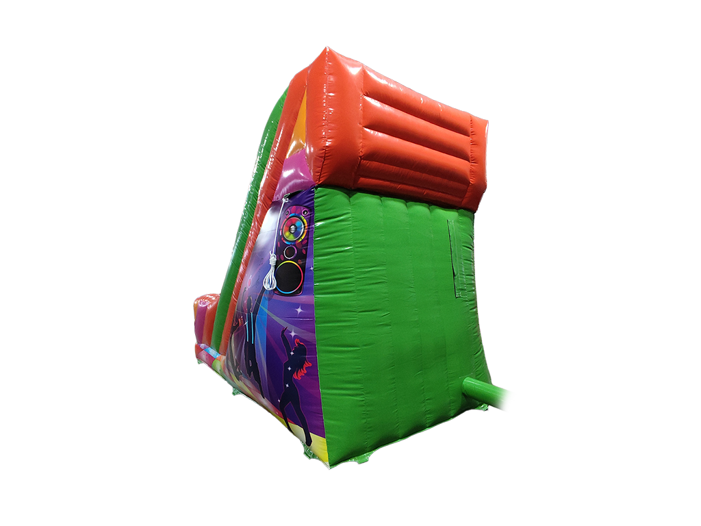 10ft Platform Multicoloured Disco Slide