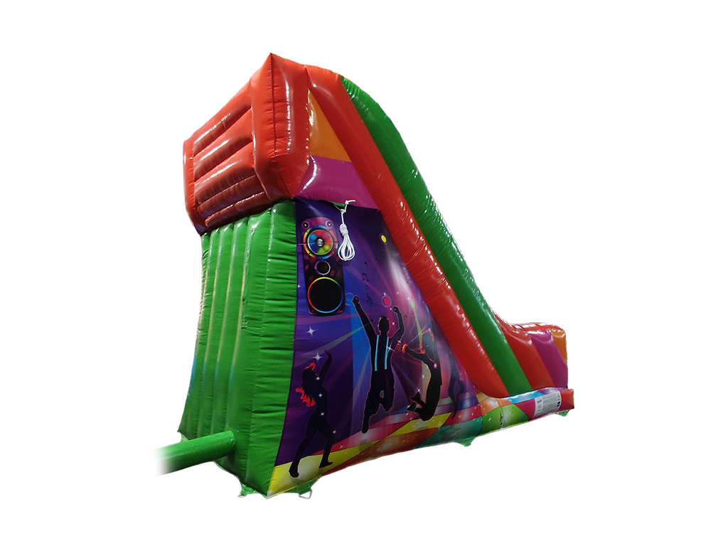 10ft Platform Multicoloured Disco Slide