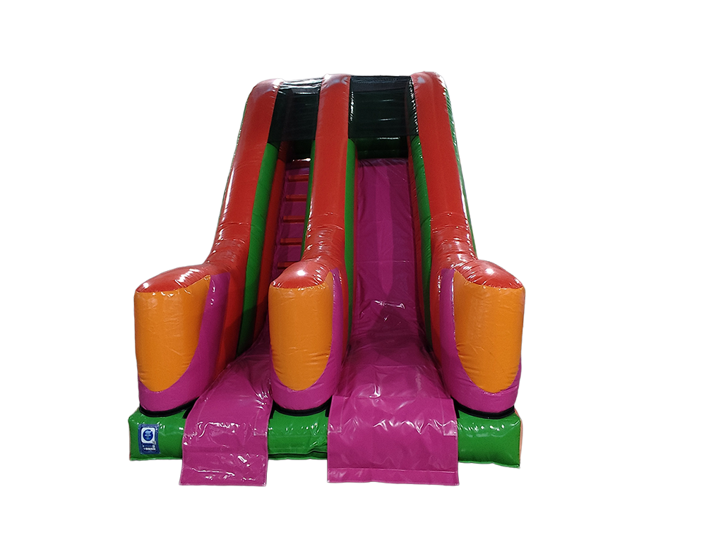 10ft Platform Multicoloured Disco Slide