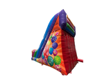Tobogán de jardín multicolor con plataforma de 3m