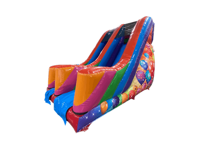 10ft Platform Multicoloured Party Garden Slide