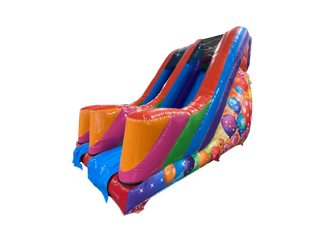 Tobogán de jardín multicolor con plataforma de 3m