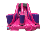 10ft Platform Fuchsia &amp; Purple Unicorn Slide