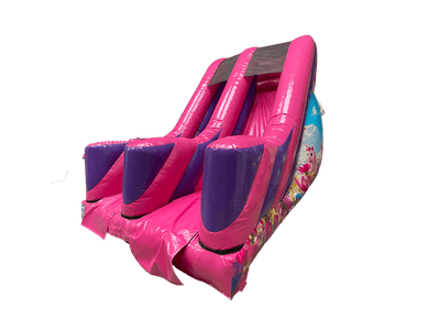 10ft Platform Fuchsia &amp; Purple Unicorn Slide