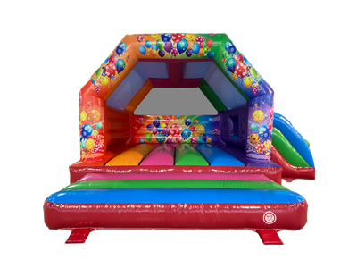 15x15ft Multicoloured Party A Frame with Side Slide