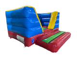 Saltător cu față în V multicolor 3,7x3,7m