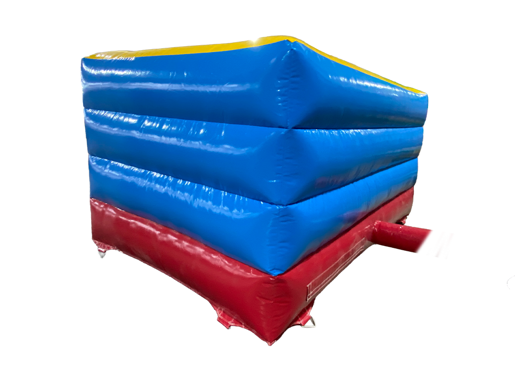 Saltător cu față în V multicolor 3,7x3,7m