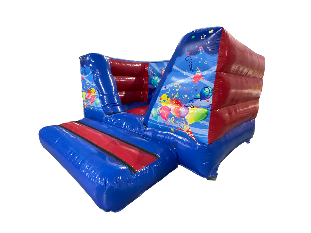 3,7 x 3,7 m Blau & Rot Party V-Front