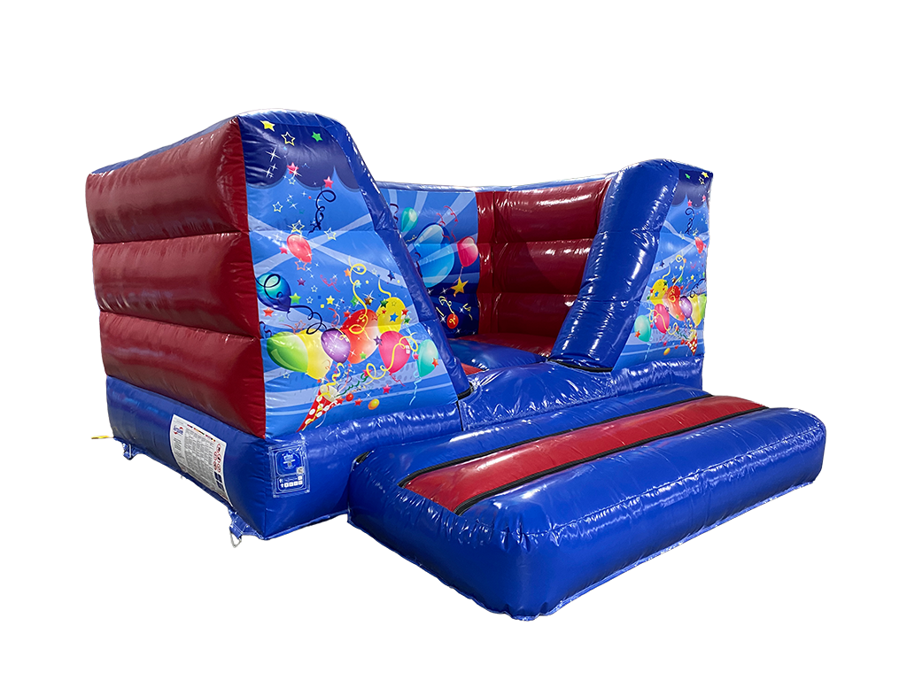3,7 x 3,7 m Blau & Rot Party V-Front