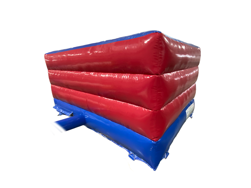 3,7 x 3,7 m Blau & Rot Party V-Front