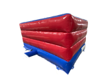 3,7 x 3,7 m Blau & Rot Party V-Front