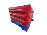 3,7 x 3,7 m Blau & Rot Party V-Front