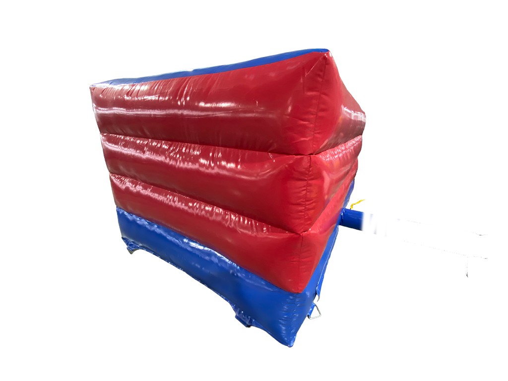 3,7 x 3,7 m Blau & Rot Party V-Front